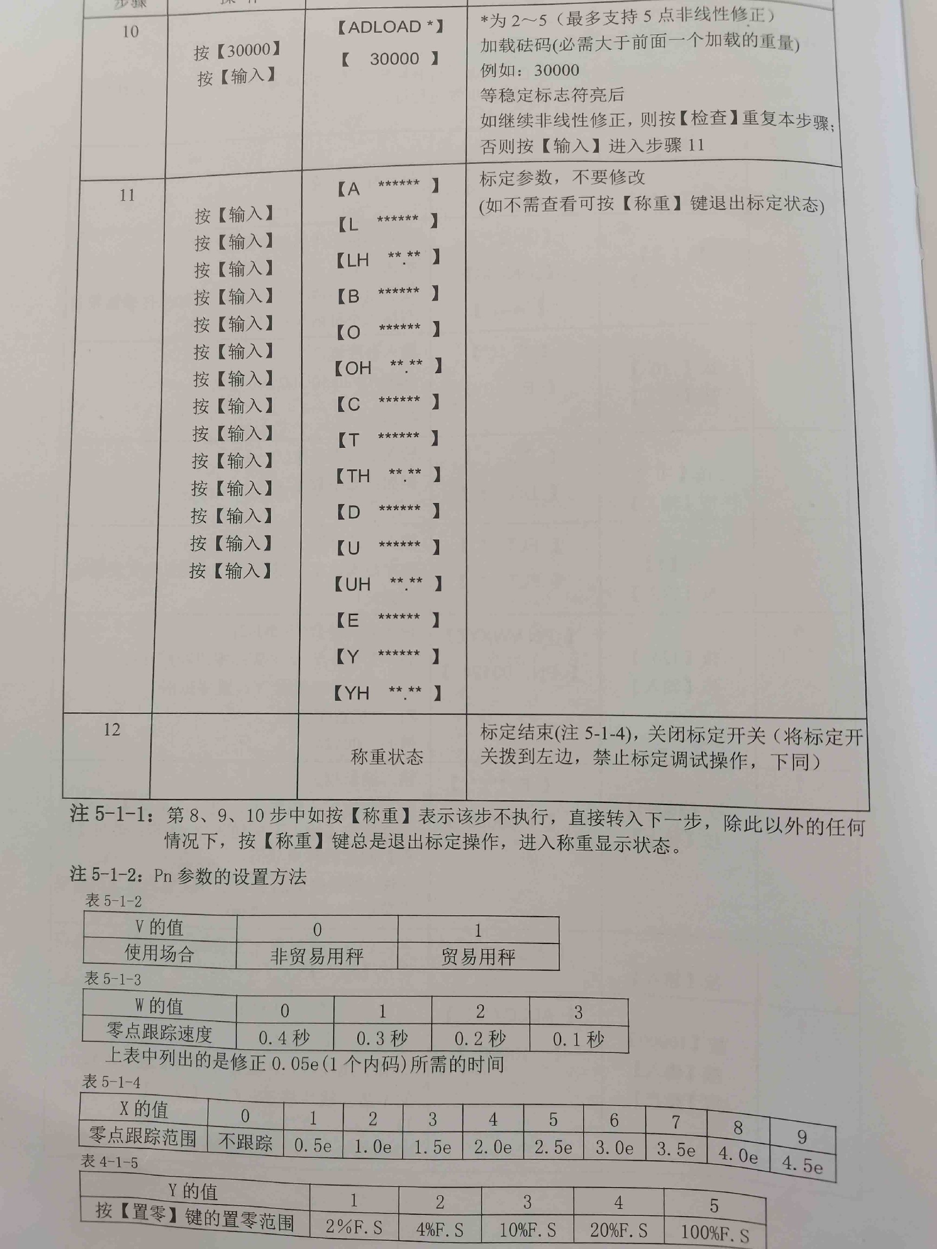 耀华DS17仪表标定方式2